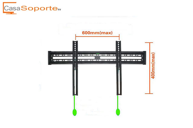 soporte fijos de pared para televisores  
